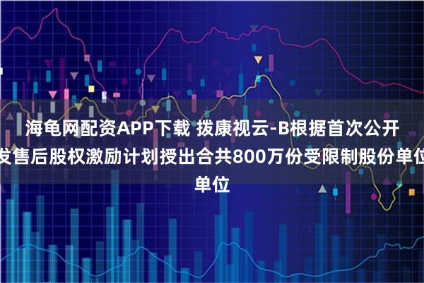 海龟网配资APP下载 拨康视云-B根据首次公开发售后股权激励计划授出合共800万份受限制股份单位